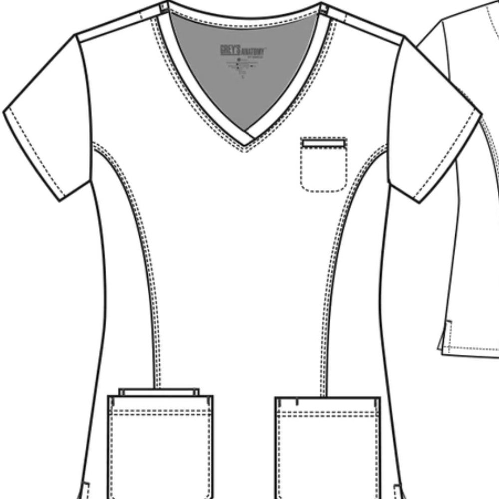 Grey's Anatomy Scrub Top 41460 SPARK 4XL